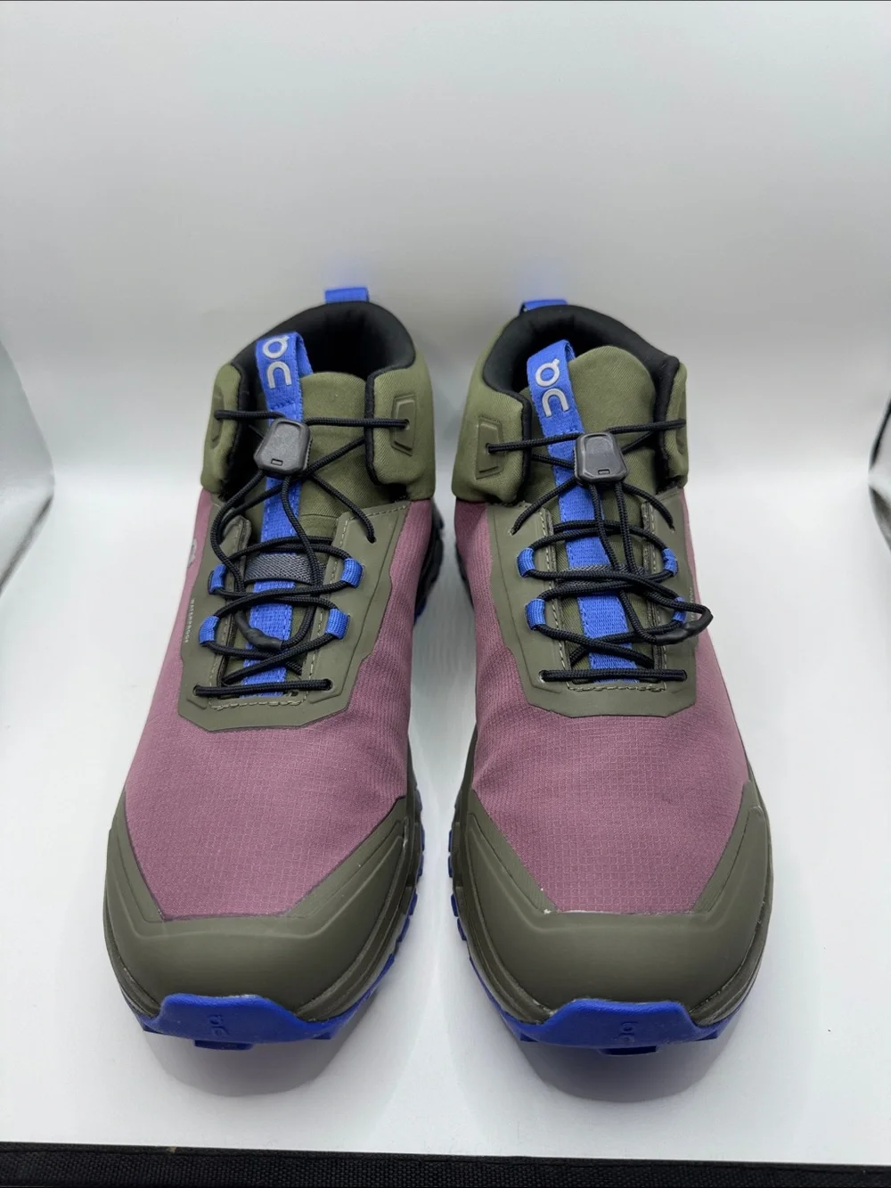 On Running Cloudchoro Mid Waterproof youth Shoe — Purple/Olive